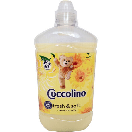 Coccolino Balsam de rufe Happy Yellow 68 spălări, 1,7 l