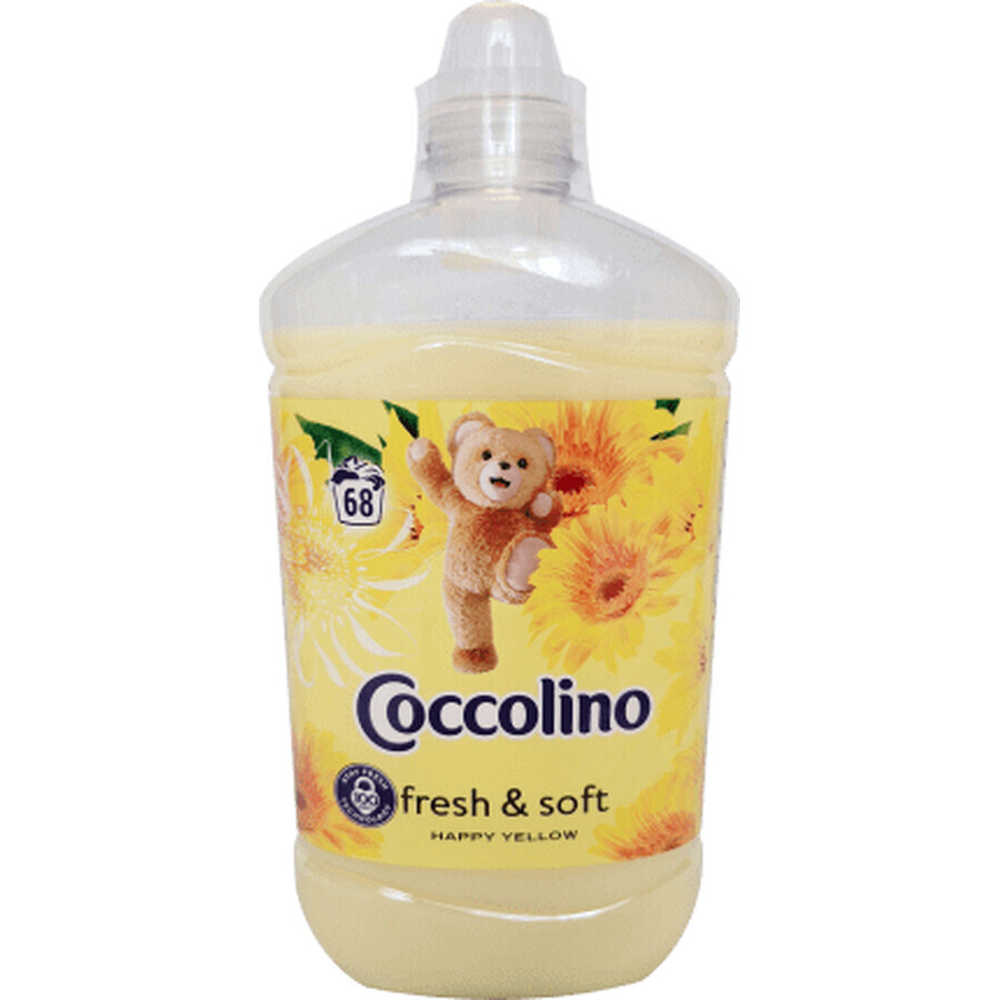 Coccolino Balsam de rufe Happy Yellow 68 spălări, 1,7 l