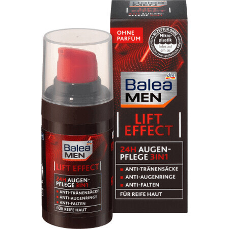 Balea MEN Lift Effect Oogcrème 24h 3in1, 15 ml