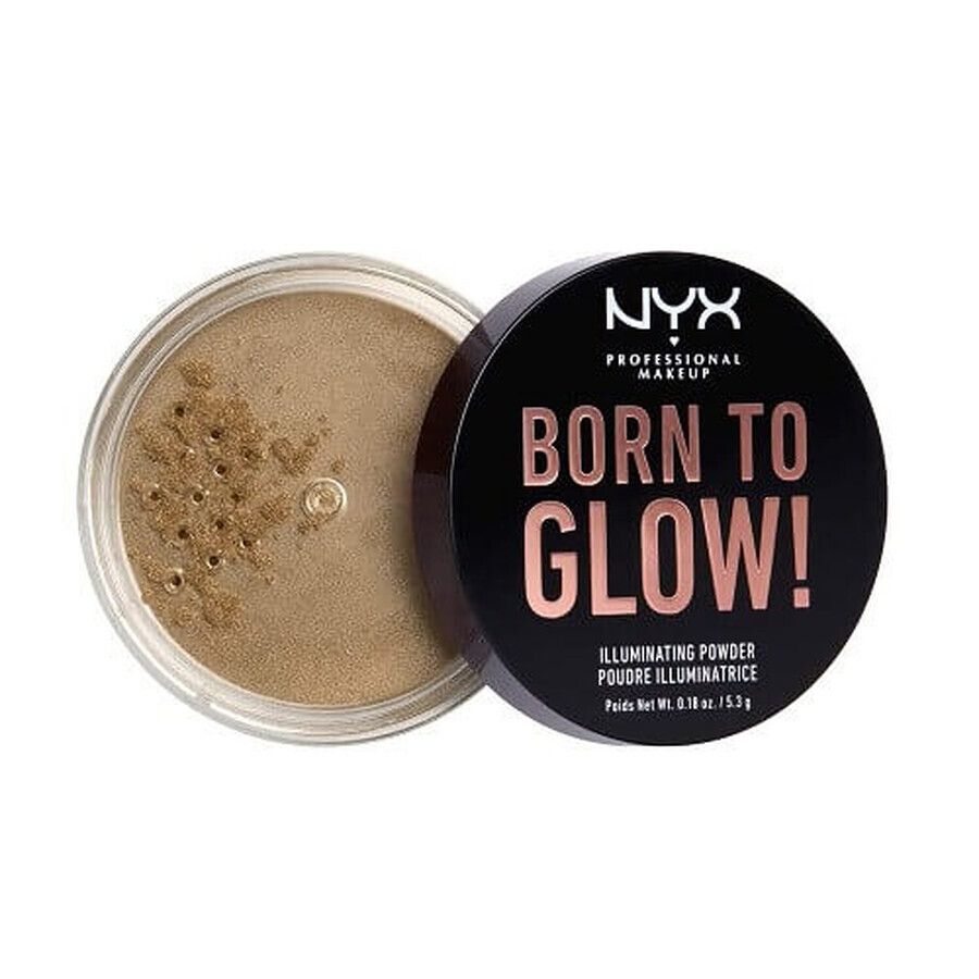 Poudre lumineuse, NYX, Born To Glow, 02 Ultra Light Beam, 5.3 g