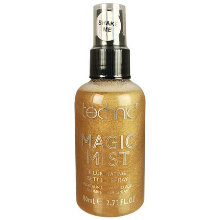 Spray illuminant fixateur de maquillage, Technic, Magic Mist, 24K Gold, 80 ml