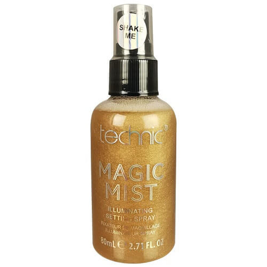 Spray illuminant fixateur de maquillage, Technic, Magic Mist, 24K Gold, 80 ml