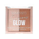 Sunkissed, Gorgeous Glow, Highlighter &amp;amp; Bronzing Palette, 2 Farben