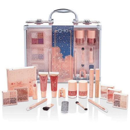 Make-up-Set, Sunkissed, Q-KI You Are a Star Vanity Geschenk-Set, 19 Produkte