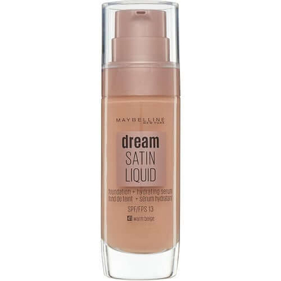 Grundierung, Maybelline, Dream Satin, 41 Warm Beige, 30 ml