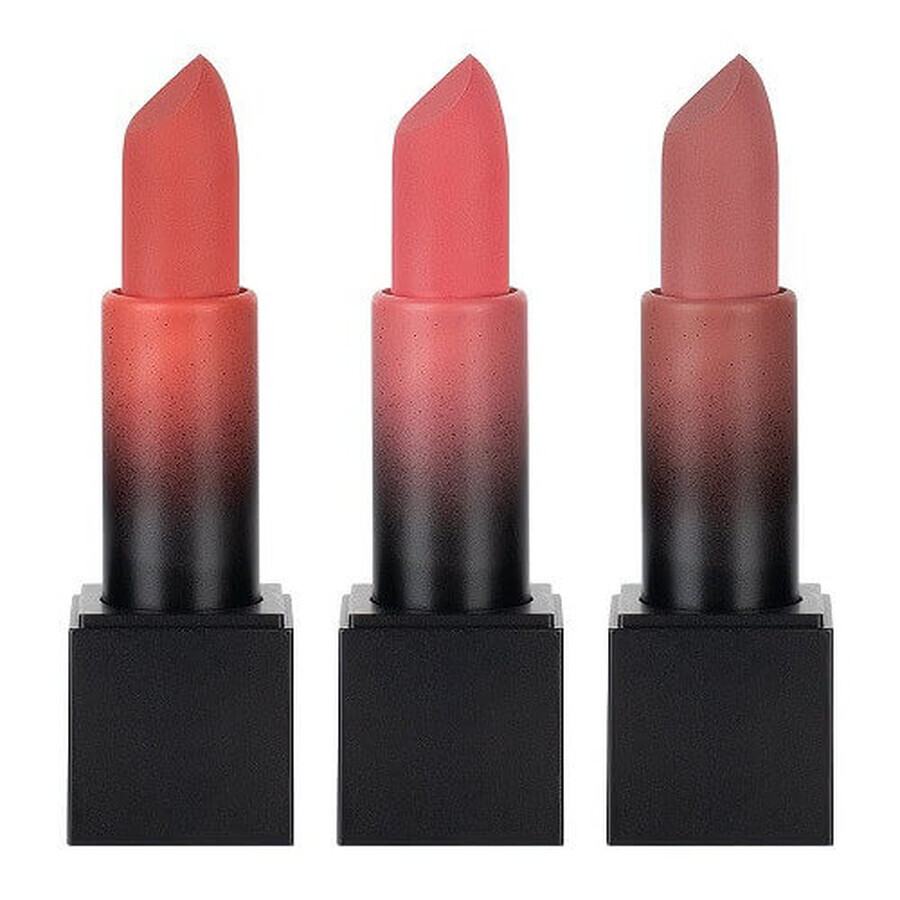 Set mit 3 matten Lippenstiften, Teayason, Matt, C