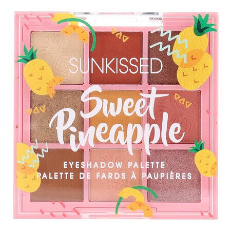 Sunkissed Lidschattenpalette, Sweet Pineapple, 9 Farben