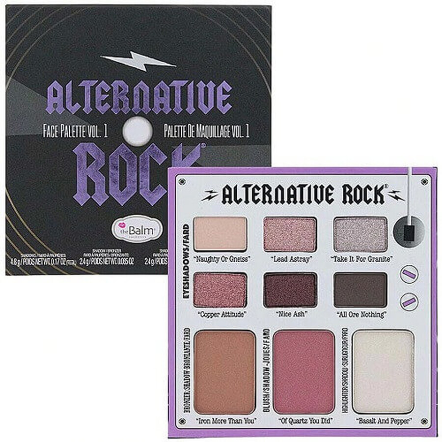 Blush Palette, The Balm, Alternative Rock, Band 1, 9 Farben