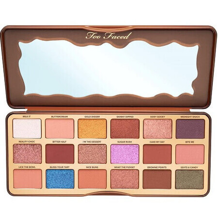 Paleta farduri de pleoape, Too Faced, Better Than Chocolate, 18 culori