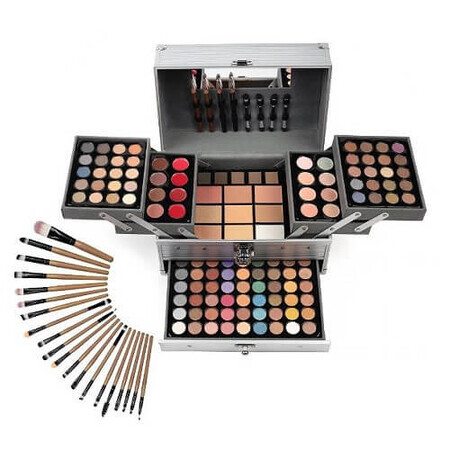 Make-Up Set, SensoPro, Multifunktionales Make-Up Set, Aufbewahrungstasche, 20 Applikationspinsel