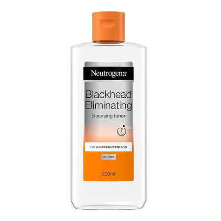 Tonic Lotion gegen Mitesser mit Salicylsäure, Neutrogena, Blackhead Eliminating Toner, 200 ml