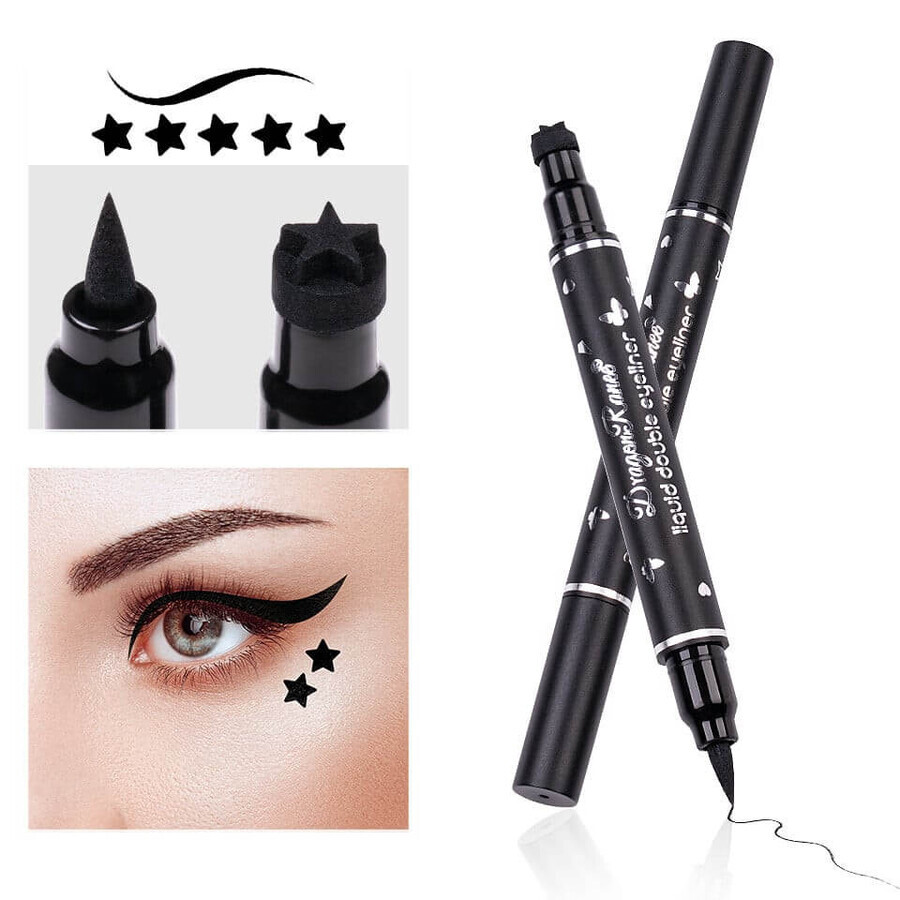 Eyeliner tus carioca, Kiss Beauty, mit Sternstempel, 01