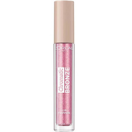 Metallischer Lipgloss, Loreal, Chromatic Bronze, Lip Topper, 02 Cosmogirl, 3 ml