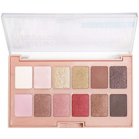 Maybelline Lidschattenpalette, Nudes in The City, 12 Farben