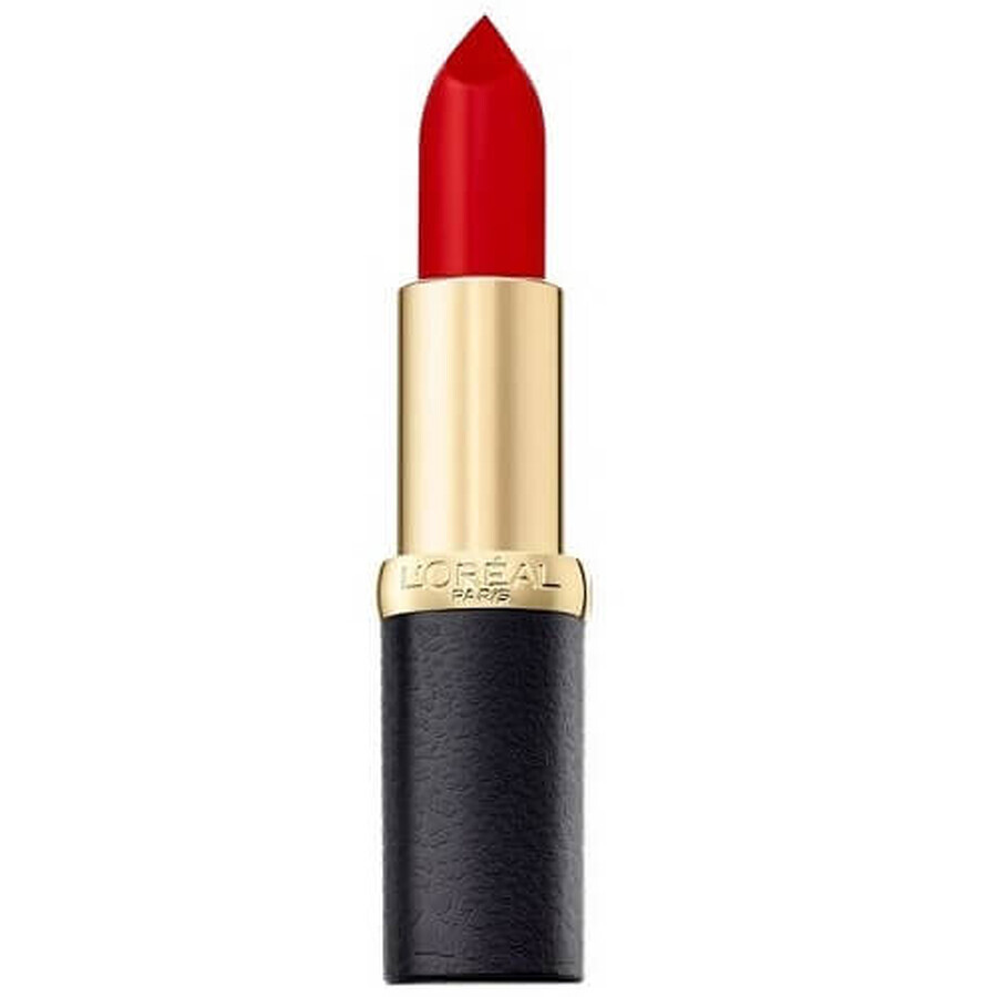 Ruj de Buze Mat, Loreal, Color Riche Matte, 346 Scarlet Silhouette