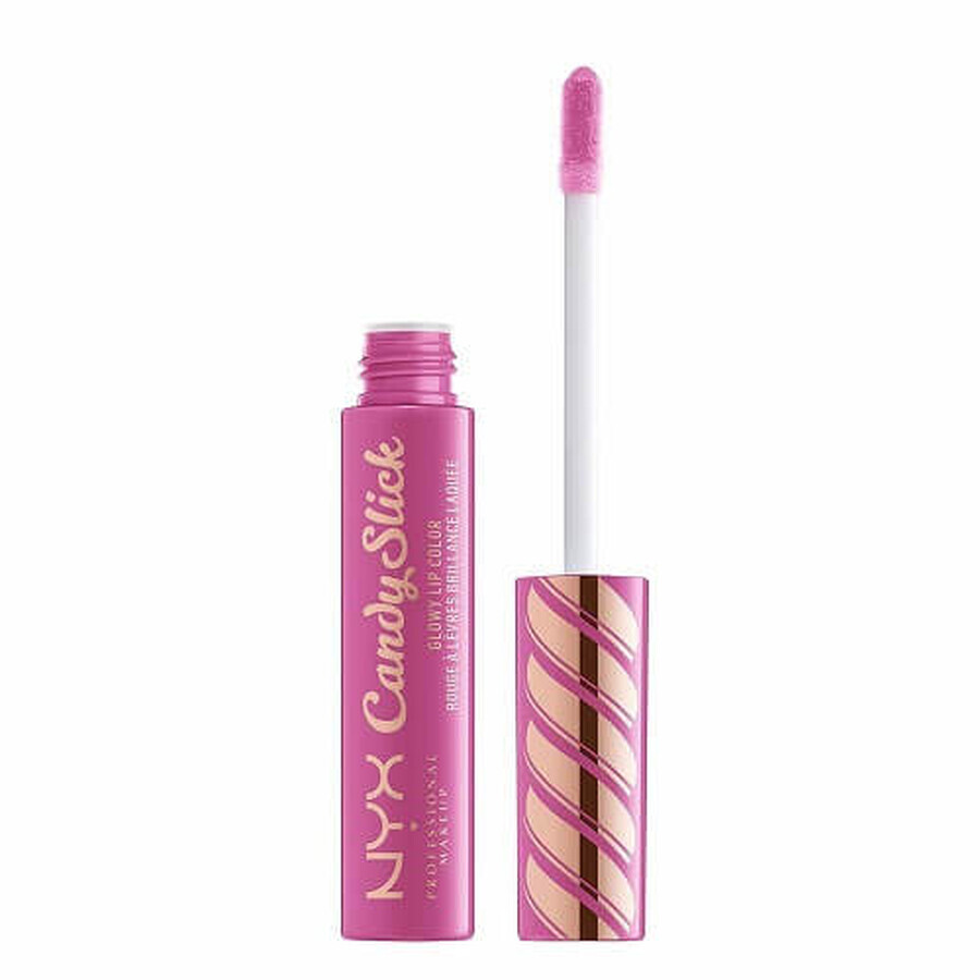 Lip Gloss, NYX, Candy Slick Glowy, Lippenfarbe, 06 Birthday Sprinkles, 7,5 ml