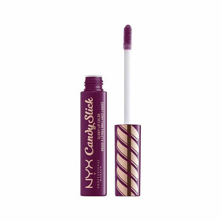 Luciu de buze, NYX, Candy Slick Glowy, Lip Color, 07 Grape Expectations, 7.5 ml