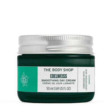 Feuchtigkeitsspendende Tagescreme, The Body Shop, Edelweiss, Glättende Tagescreme, 50 ml