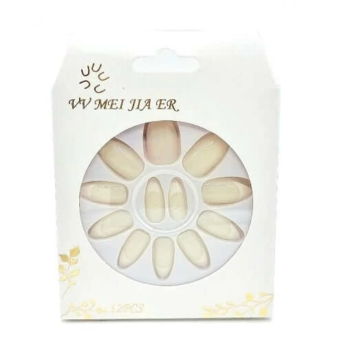 Set mit 12 französischen Kunstnägeln, VV Meijiaer, 04