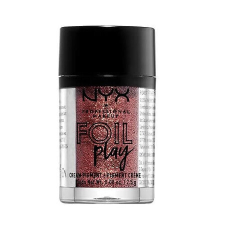 Pigment Eyeshadow Lidschatten, NYX, Foil Play Cream Pigment, 12 Red Armour, 2,5 g