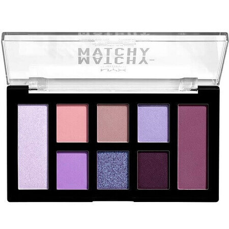 Lidschatten Lidschattenpalette, NYX, Matchy Matchy Monochromatische Palette, 04 Flieder