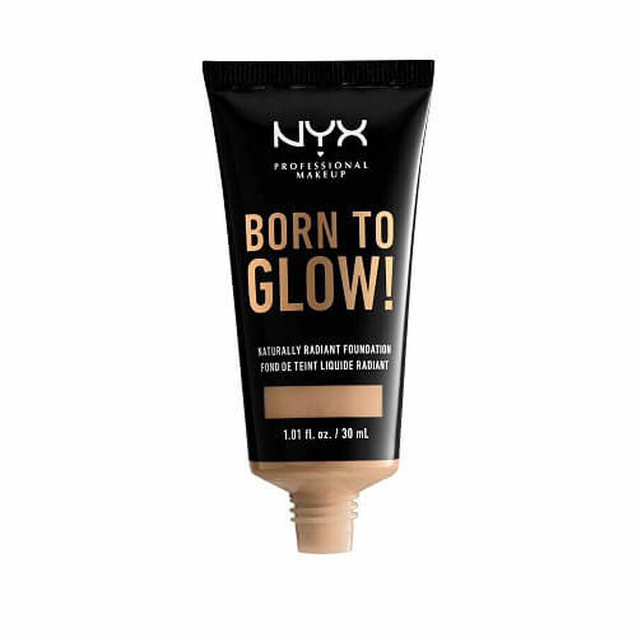 Leuchtende Grundierung, NYX Professional Makeup, Born To Glow, Natürlich strahlend, 10.3 Neutral Buff, 30 ml