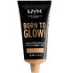 Leuchtstarke Foundation, NYX Professional Makeup, Born To Glow, Nat&#252;rlich strahlend, 08 True Beige, 30 ml