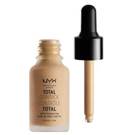 Fond de ten, NYX, Total Control Drop, 09 Medium Olive, 13 ml