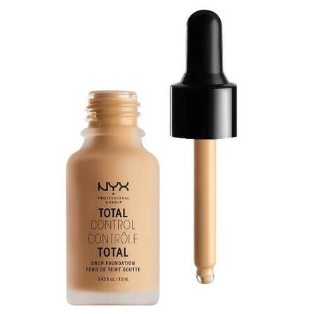 Fond de ten, NYX, Total Control Drop, 08 True Beige, 13 ml