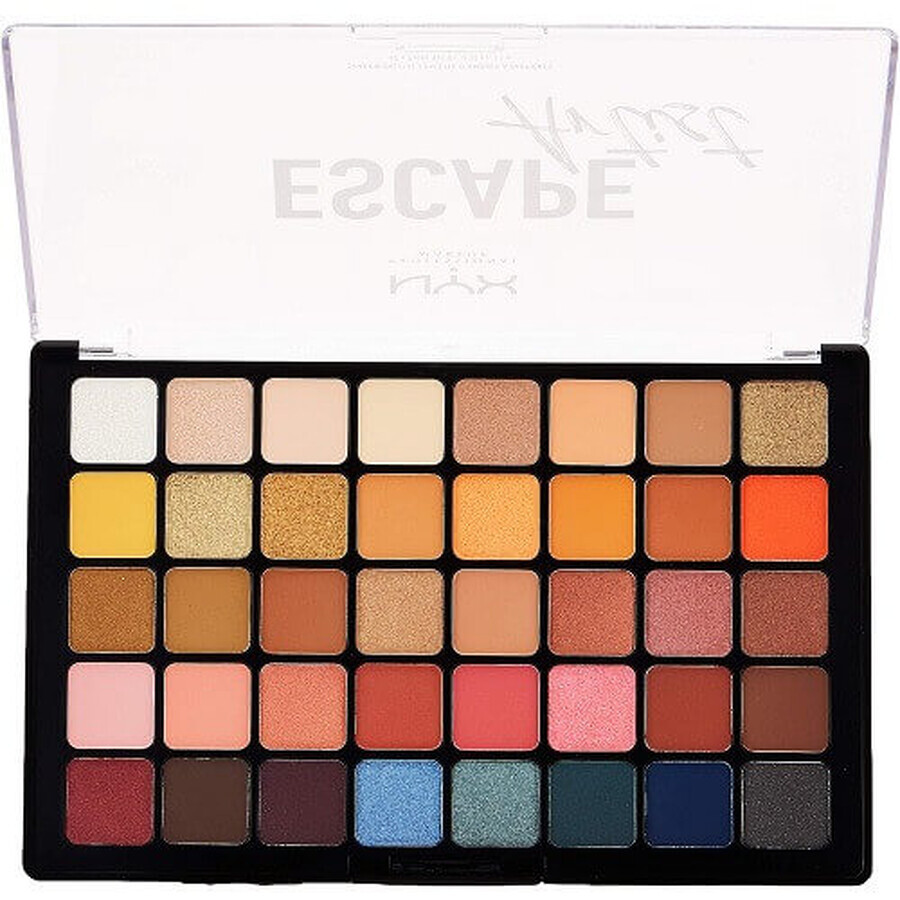 Paleta Farduri Pleoape, NYX Professional Makeup, Escape Artist, 40 Nuante