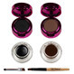 Sprancene Kit, Kiss Beauty, Super Stay 24H, 2 Sprancene Gel, 2 Sprancene Blushes, Pinsel, Schwarz-Braun