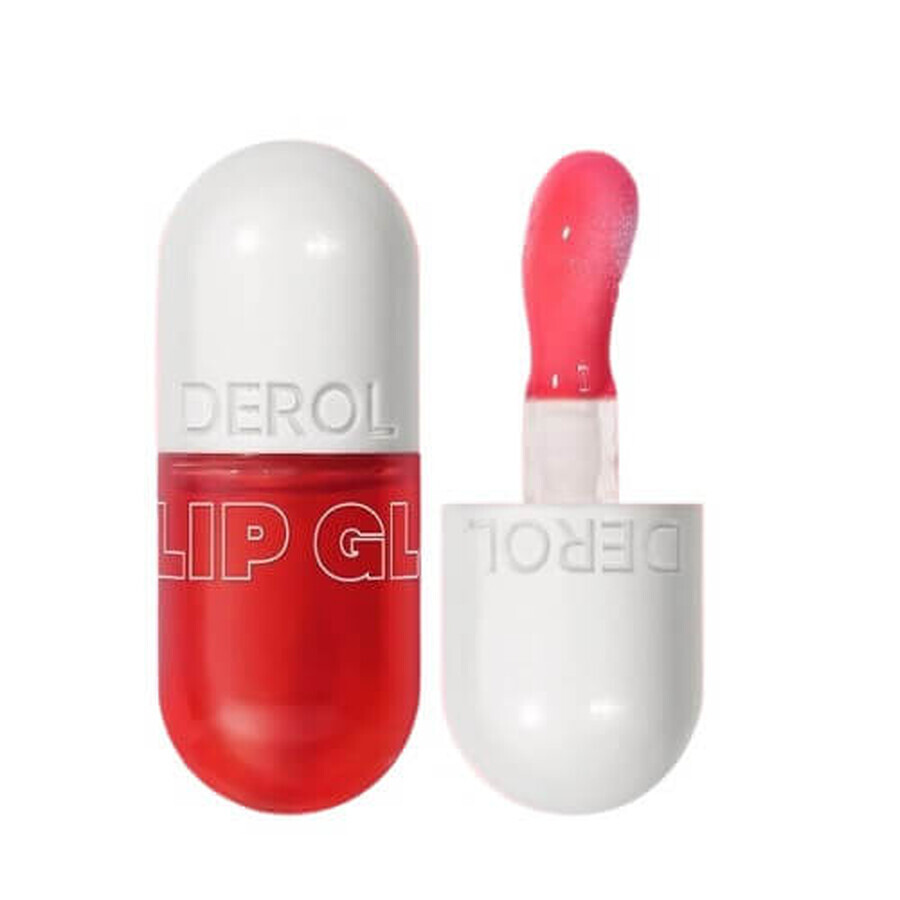 Lippenöl, Derol, Lip Glow Oil Tint, Lucid Dream Essence, 06 Strawberry, 8 ml