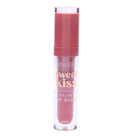 Flüssiger Lippenstift, Sunkissed, Sweet Kiss, Samtige Lippencreme, Rosa, 2,9 ml