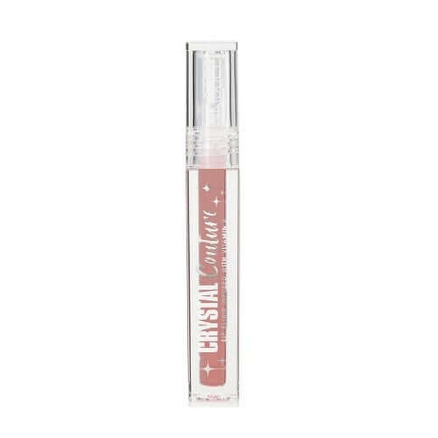 Lip Gloss, Sunkissed, Crystal Couture Lip Elixir, Vitamin E, Braun, Golden, 3,5 ml