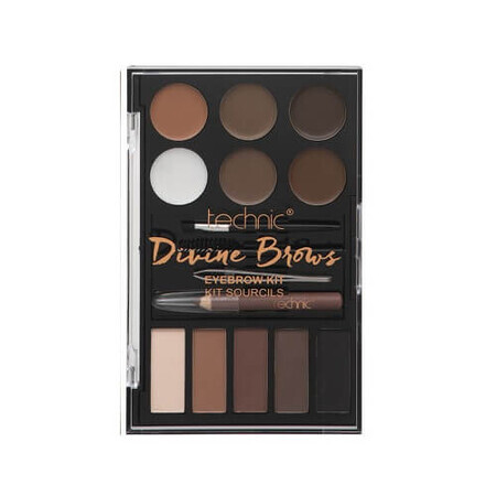 Kit Machiaj Sprancene, Technic, Divine Brows, Vegan