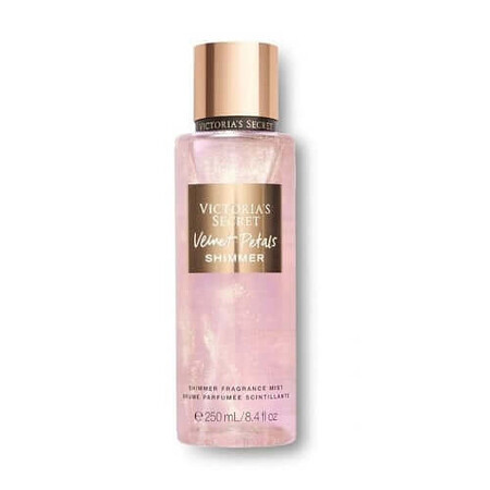 Victoria's Secret Parfümiertes Körperspray, Samtblüten-Schimmer, Lush Blooms &amp; Mandelglasur, 250 ml