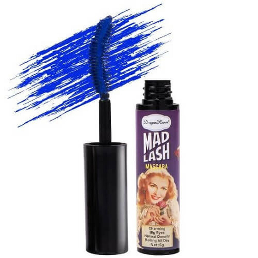 Verlängernde Wimperntusche, Ranee, Mad Lash, Blau, 5 ml