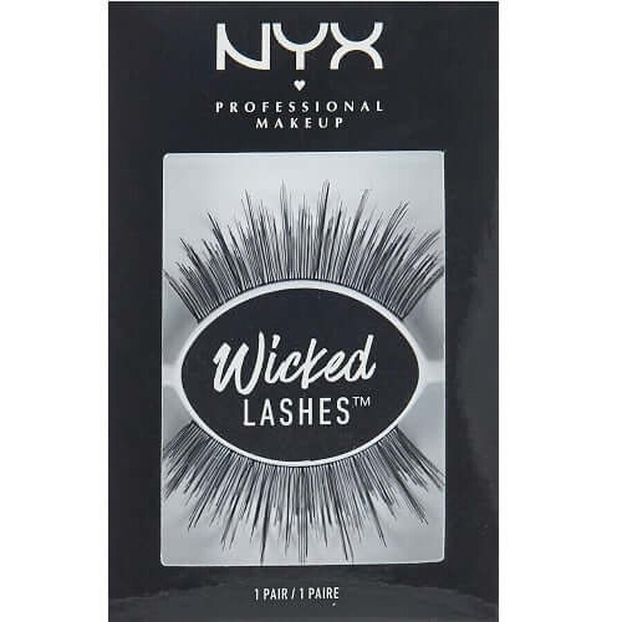 Gene False, NYX Professional Makeup, Wicked Lashes, Fatale