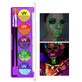 Handaiyan Gesicht und K&#246;rper Make-up Palette, UV Neon, Paint Dream Kit, 10 Farben, 01