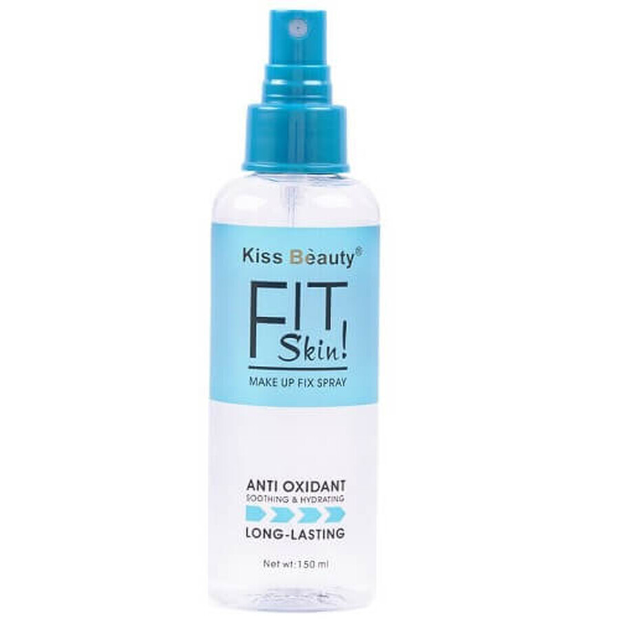 Fixierendes Make-Up Spray, 24H, Kiss Beauty, Fit Skin, Anti-Oxidant, 150 ml