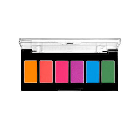 NYX Professional Makeup 6 Lidschattenpalette, Ultimate Edit, 02 Brights