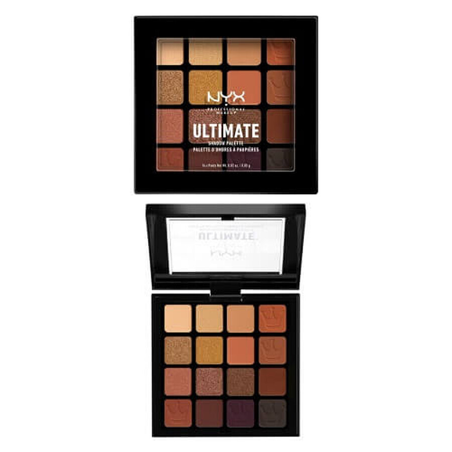 Paleta Farduri Pleoape, NYX Professional Makeup, Ultimate Queen, 16 Nuante