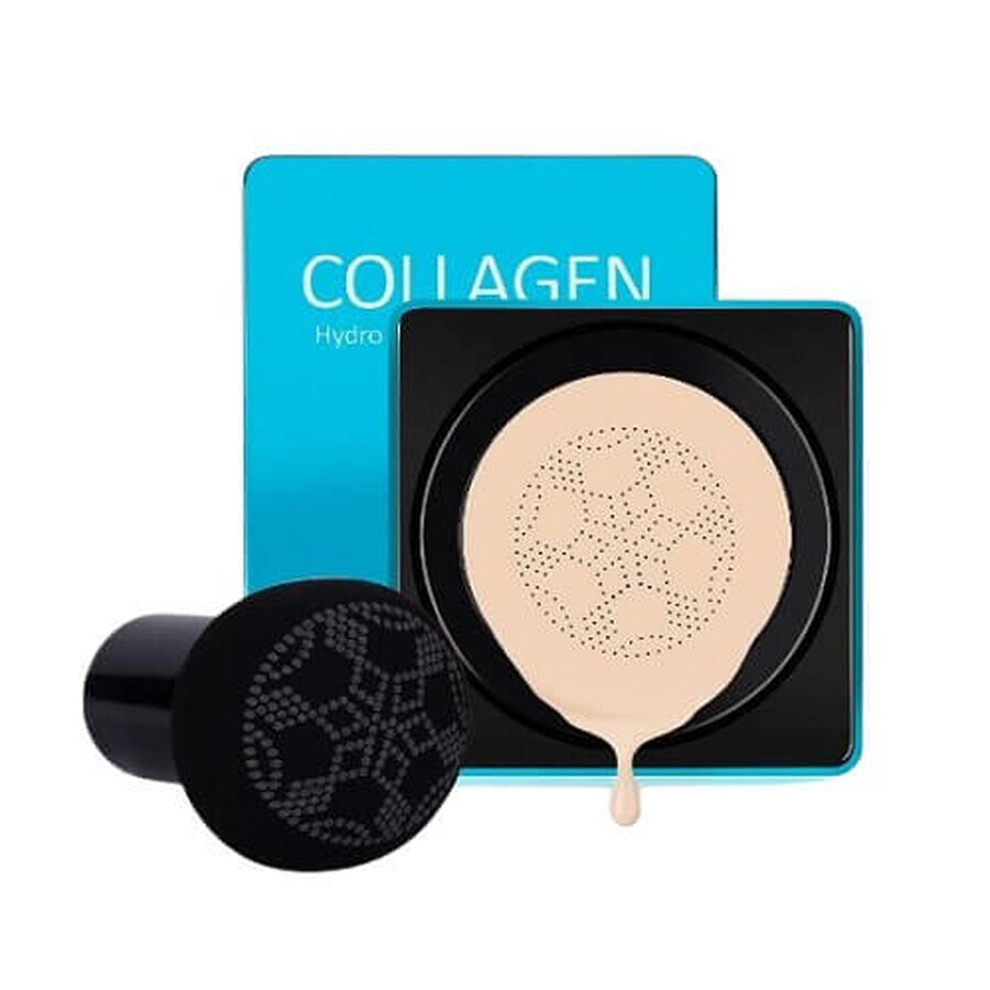 Foundation, TUZ, Collagen, Hydro Air Cushion CC Cream, 01 Elfenbein, 15 g