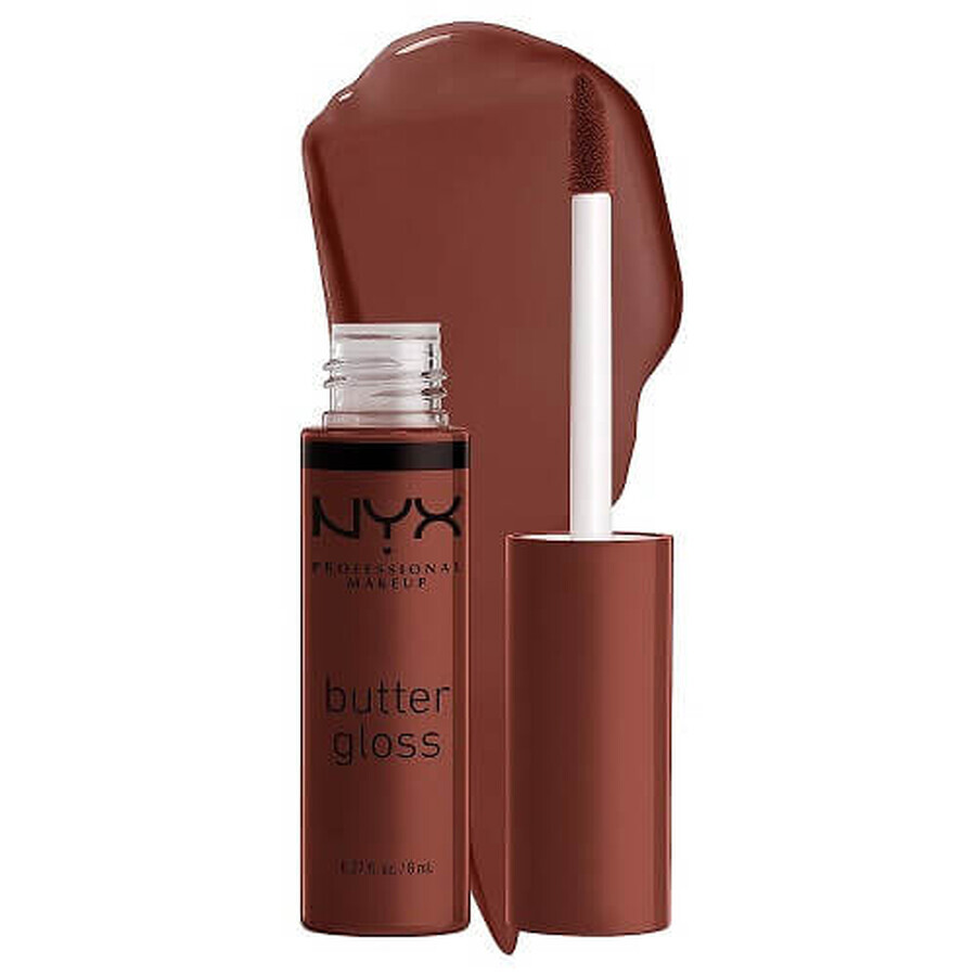 Lipgloss, NYX Professional Makeup, Buttergloss, 51 Brownie Drip, 8 ml