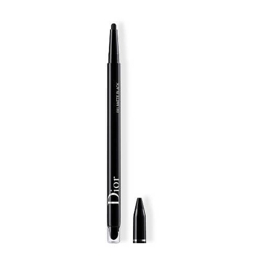 Augenkonturenstift, Dior, Diorshow Stylo Eyeliner, wasserfest, 091 Mattes Schwarz