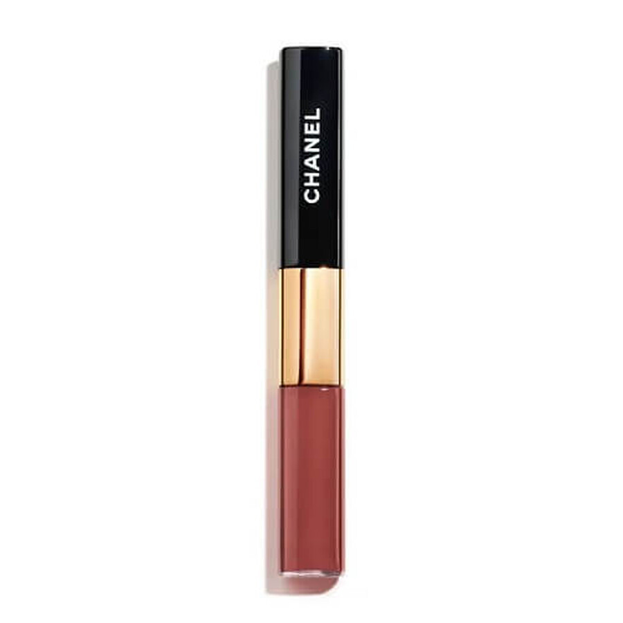 Lang anhaltender Lippenstift, Chanel, Le Rouge Duo Ultra Hold, 182 Hellbraun