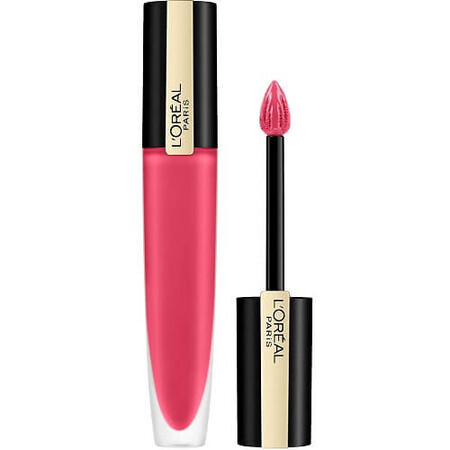 Lippenstift Liquid Matte, Loreal, Signature, 128 I Decide, Rosa, 7 ml