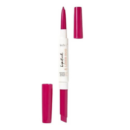 Lippenstift- und Lippenkonturenstift-Set, Technic, Duo, Vegan, Berrylicious, Rosa