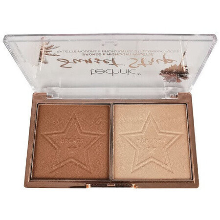 Bronzing Palette, Technic, Sunset Strip, Bronzer und Illuminator, Vegan, 12 g