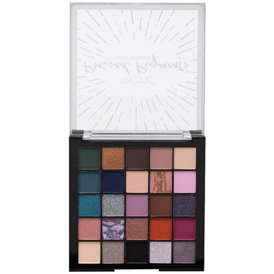 Paleta Farduri Pleoape, Technic, Pressed Pigments, 25 Nuante, Vegan, Multicolor, 45 g